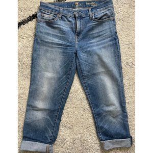 WOMEN'S 7 FOR ALL MANKIND ROXANNE ANKLE JEANS SIZE 30
